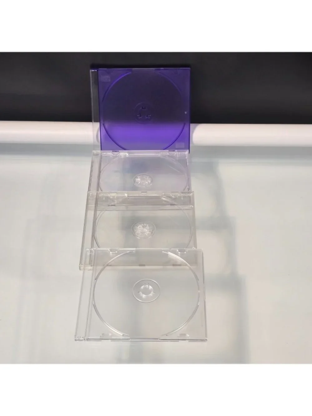 4 STANDARD Clear CD Jewel Cases